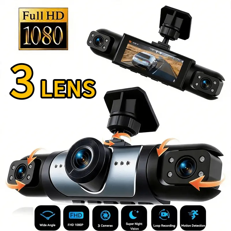 Panoramic Dash Cam 360 - 360 ° كاميرا داش كام بانورامية