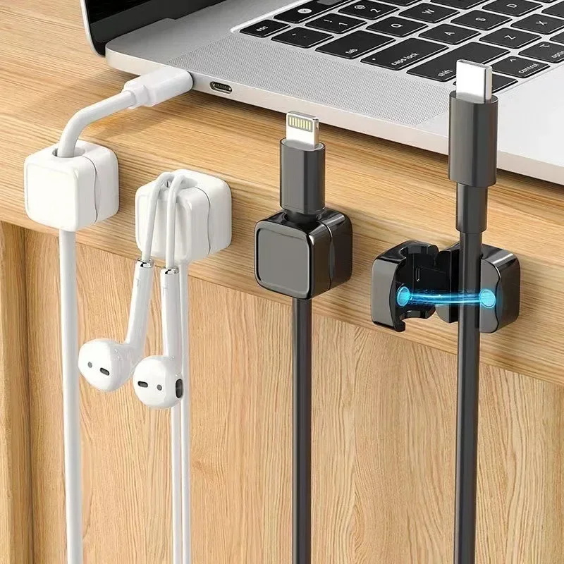 Magnetic Charging Cable - 36/16/8/3 قطعة مشابك كابلات مغناطيسية، منظم
