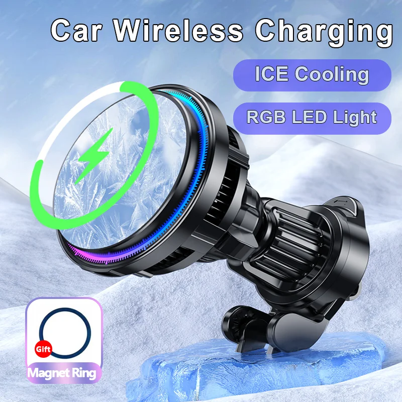 Magnetic Charging Cable - حامل شاحن سيارة لاسلكي مغناطيسي تبريد