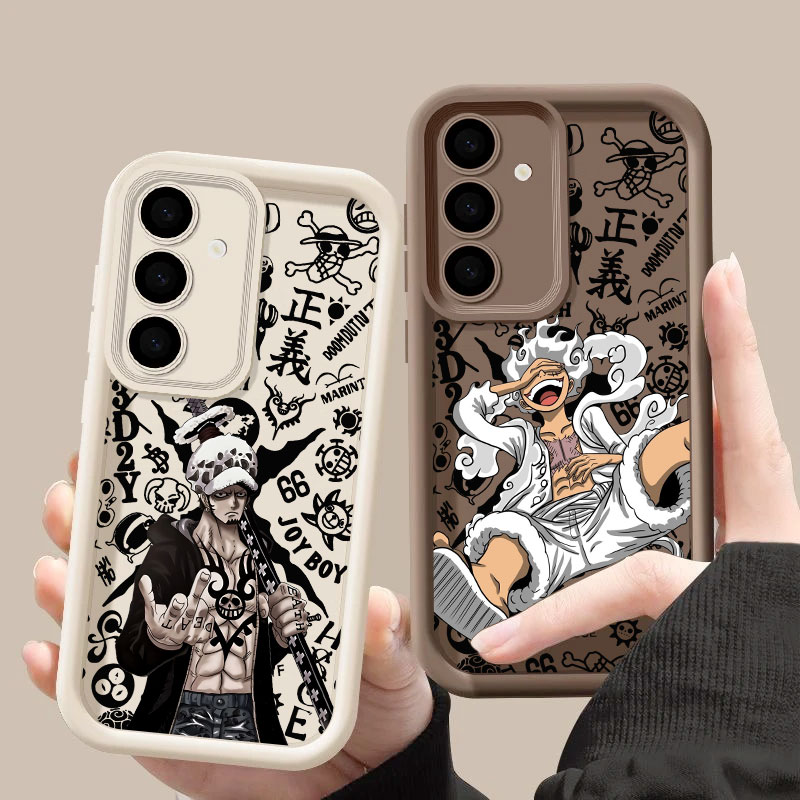 Samsung Galaxy S25 - غطاء حماية أنيمي ون بيس لوفي