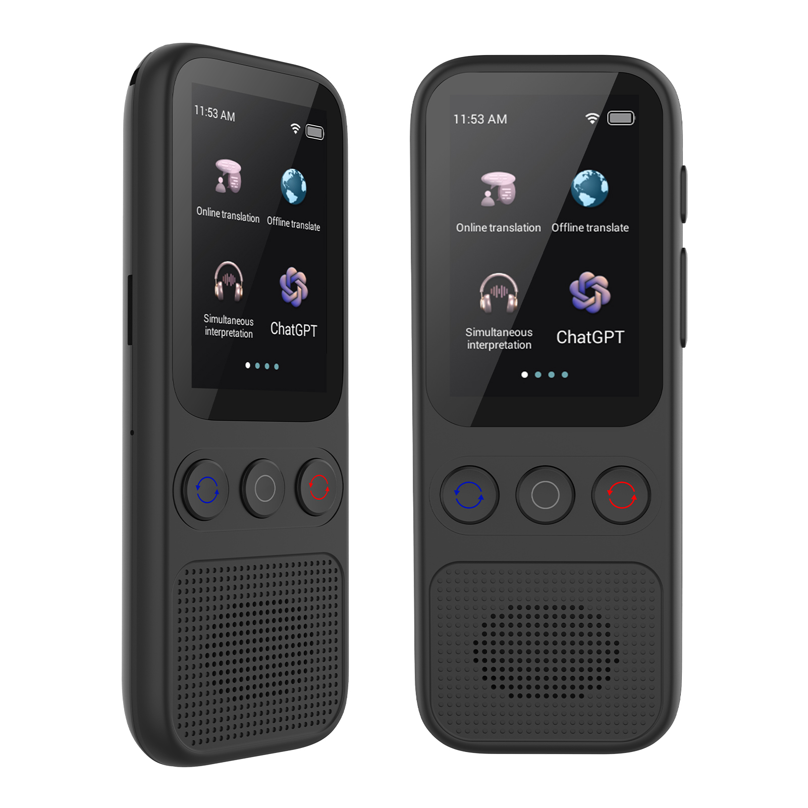 Portable Translator Device - جهاز مترجم AI للغة S80 مع