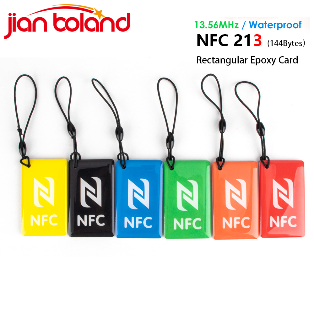 Nfc Tag Programmable - 6 قطعة مستطيلة 13.56 ميجا هرتز
