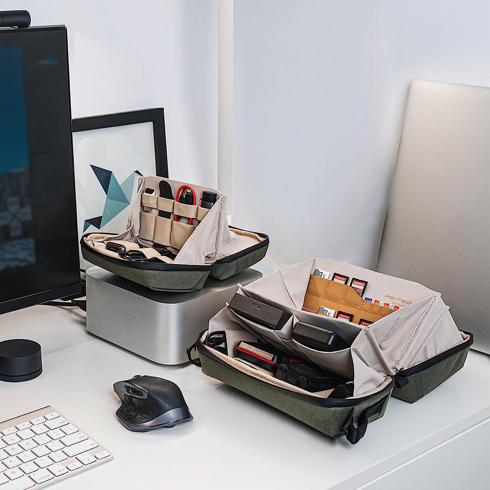 حقيبة تنظيم الحقيبة PGYTECH Te - مراجعة Electronics Gadgets Bag وسعره