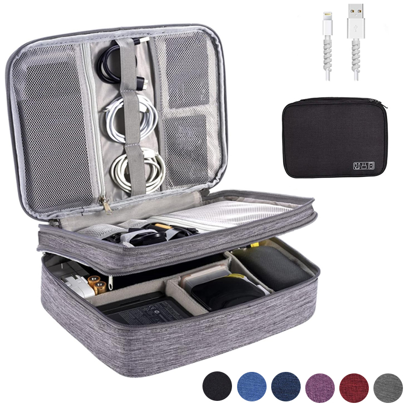 حقيبة التخزين الرقمية المحمولة - مراجعة Electronics Gadgets Bag وسعره