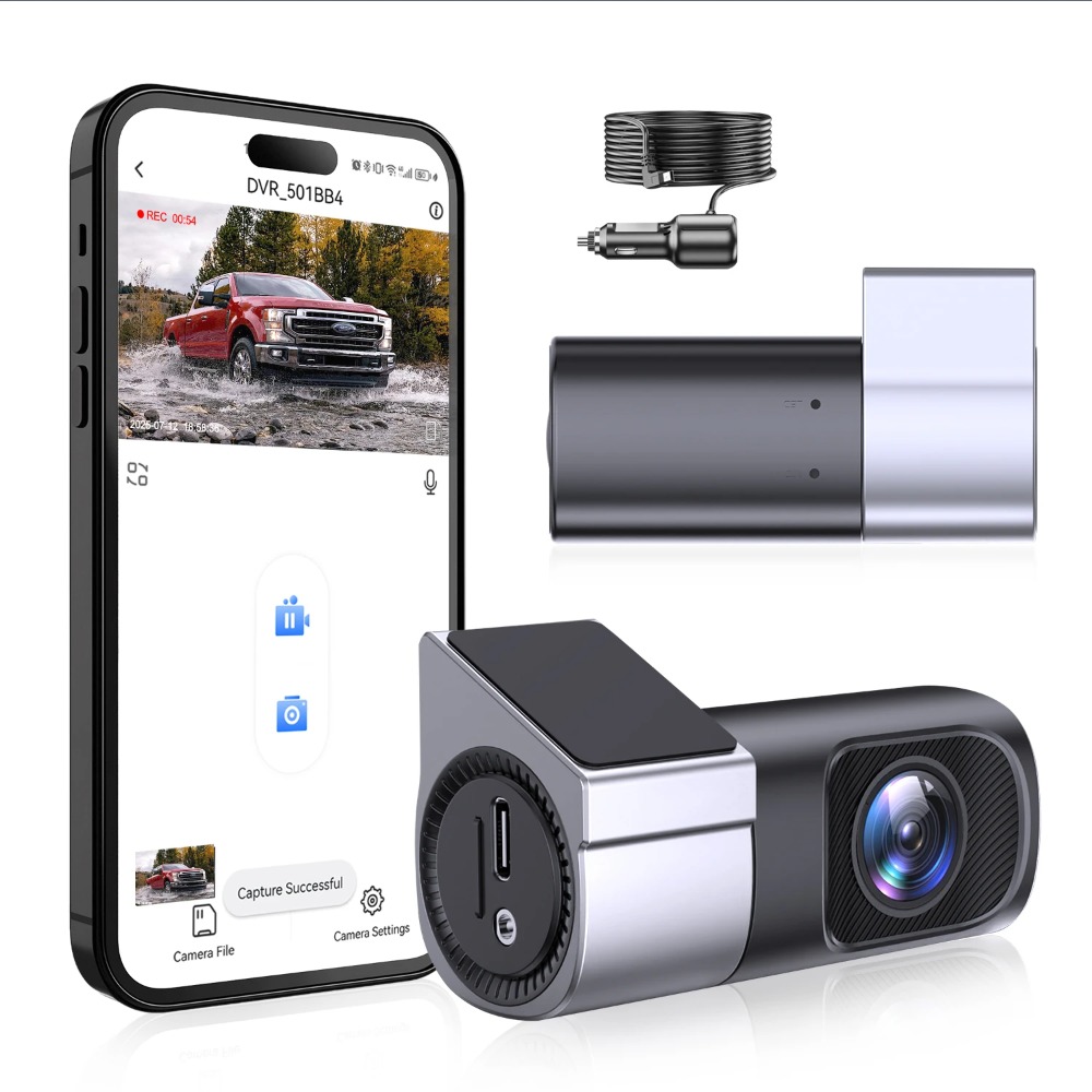 كاميرا داش كام صغيرة فائقة الد - مراجعة Panoramic Dash Cam 360 وسعره
