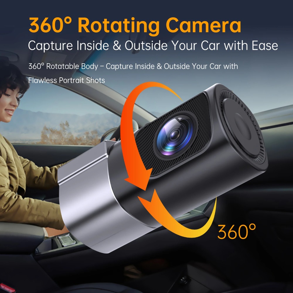 كاميرا داش كام صغيرة فائقة الد - مراجعة Panoramic Dash Cam 360 وسعره