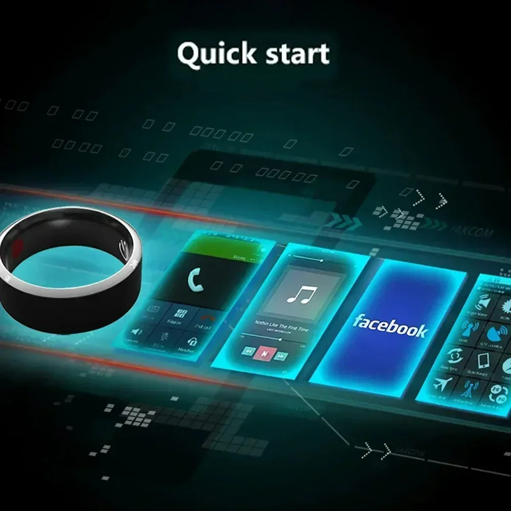 موضة NFC التحكم الذكية حلقة جد - مراجعة Nfc Tag Programmable وسعره