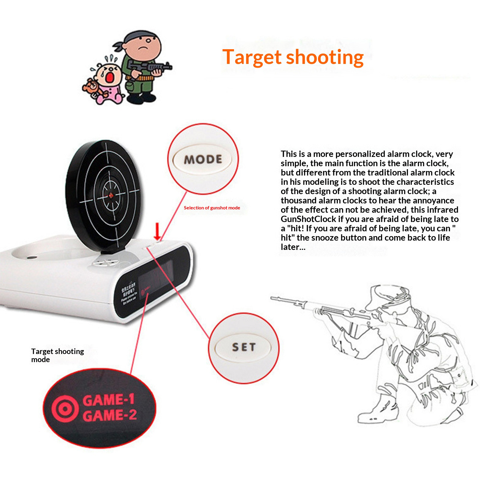 ساعة مكتب إلكترونية إبداعية بش - مراجعة Electronics Gadgets For Gift وسعره
