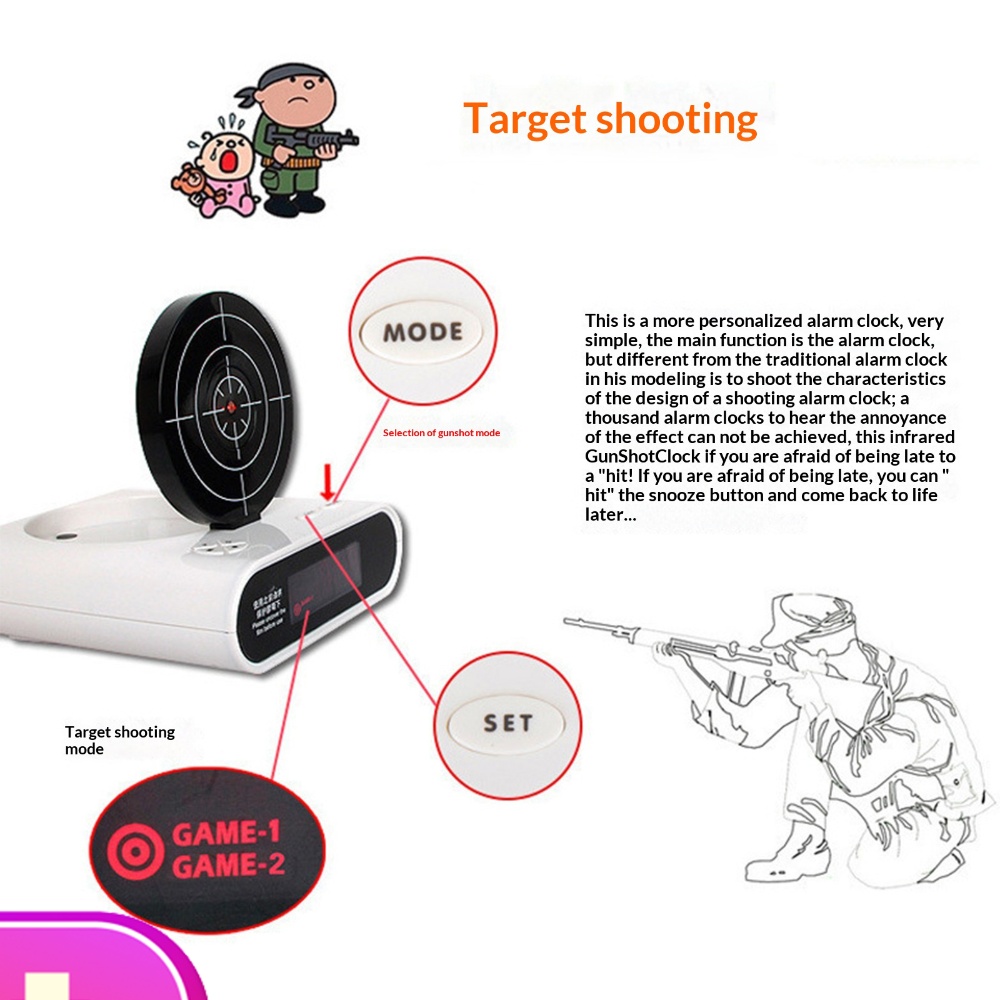 ساعة مكتب إلكترونية إبداعية بش - مراجعة Electronics Gadgets For Gift وسعره