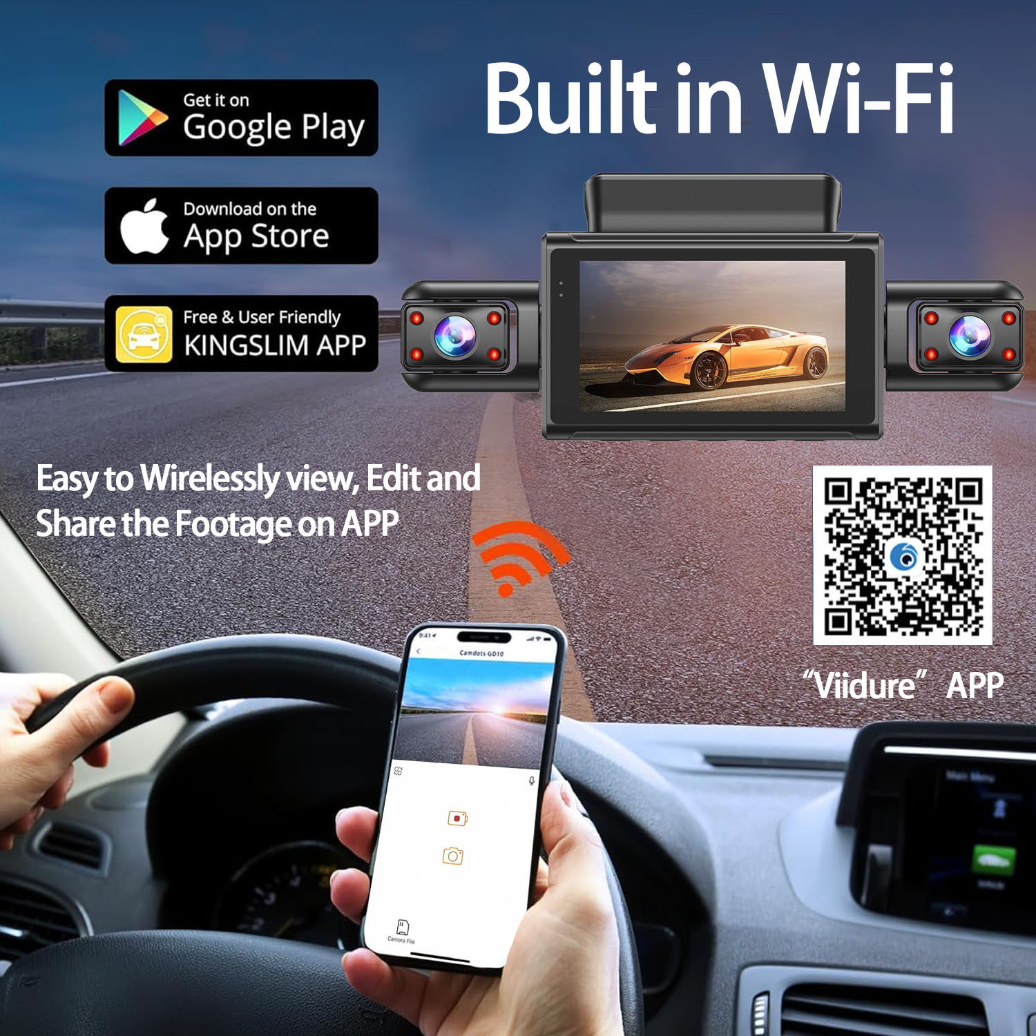 360 درجة 4 كاميرات داش كام سيا - مراجعة Panoramic Dash Cam 360 وسعره
