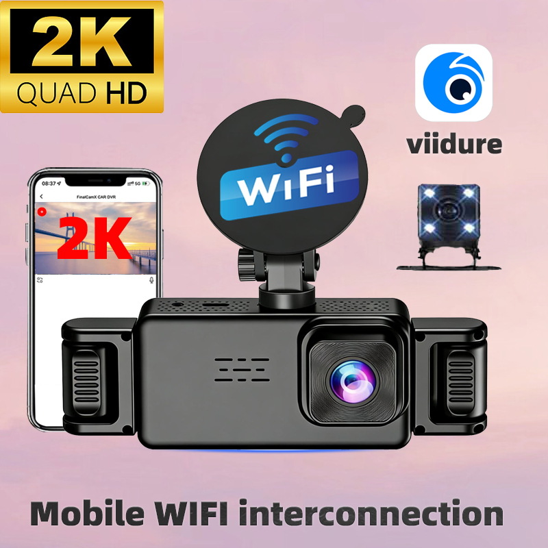 5 قنوات 360 درجة °   كاميرا لو - مراجعة Panoramic Dash Cam 360 وسعره