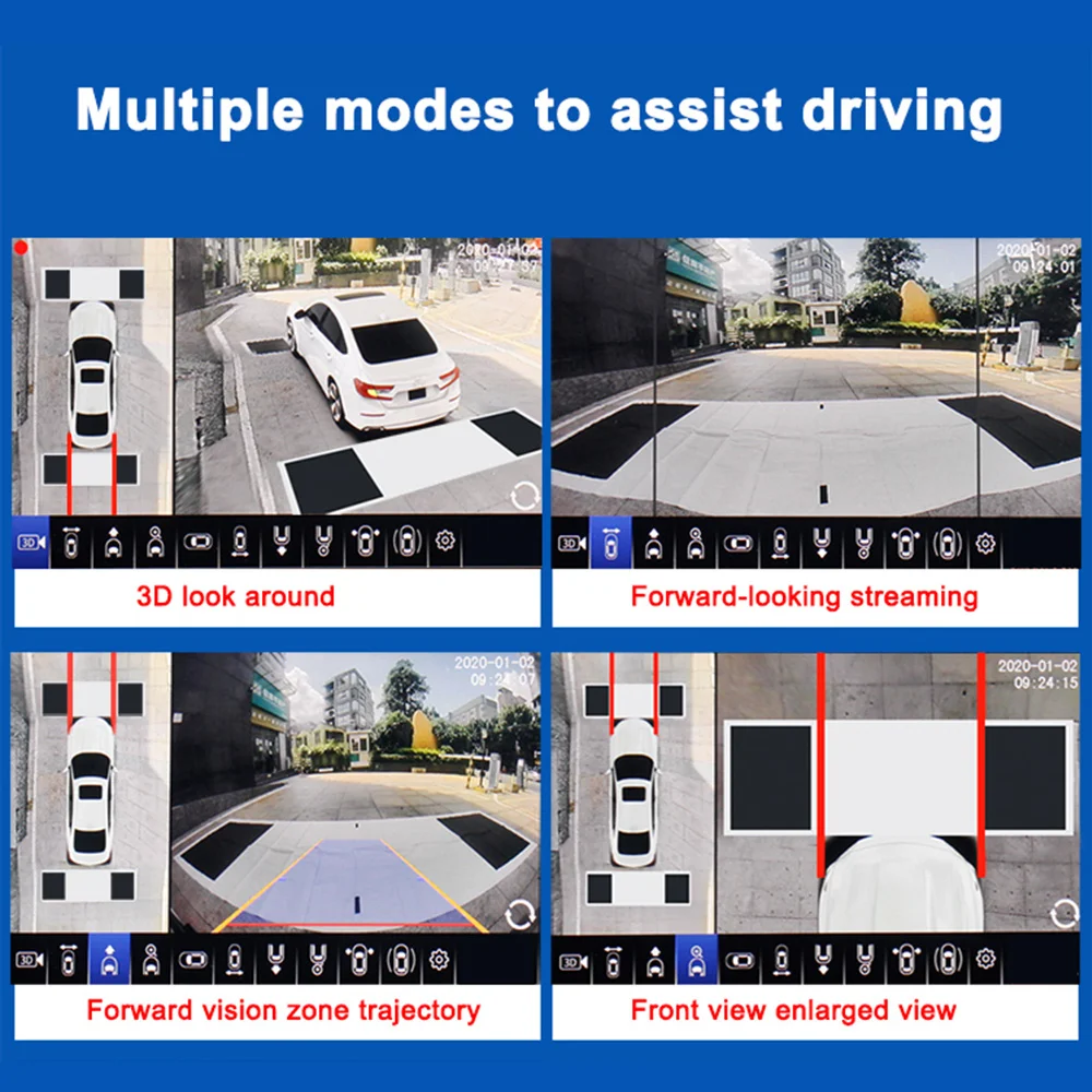 كاميرا سيارة SMARTOUR بدقة 108 - مراجعة Panoramic Dash Cam 360 وسعره
