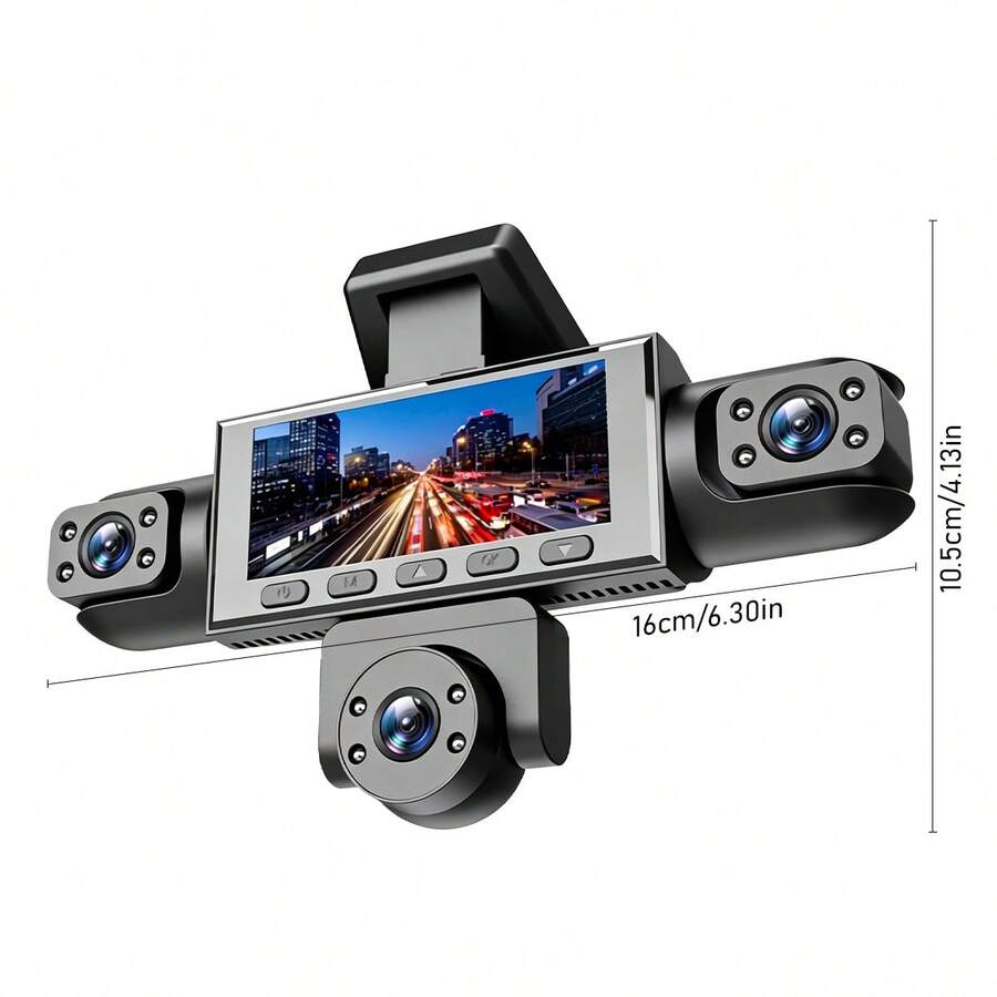سكاي وورث سيدياكاي 360 °   كام - مراجعة Panoramic Dash Cam 360 وسعره