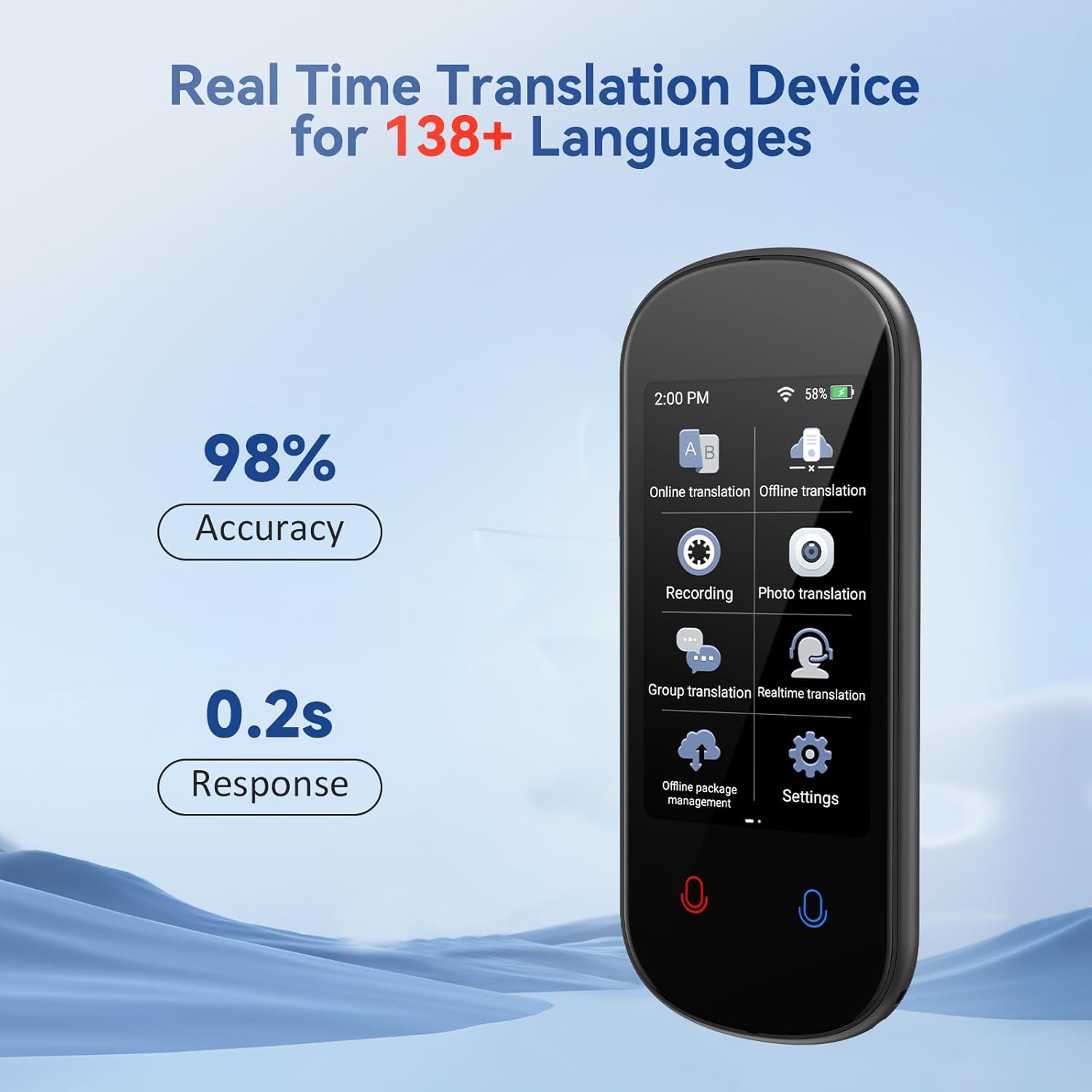 مترجم صوتي فوري بالذكاء الاصطن - مراجعة Portable Translator Device وسعره