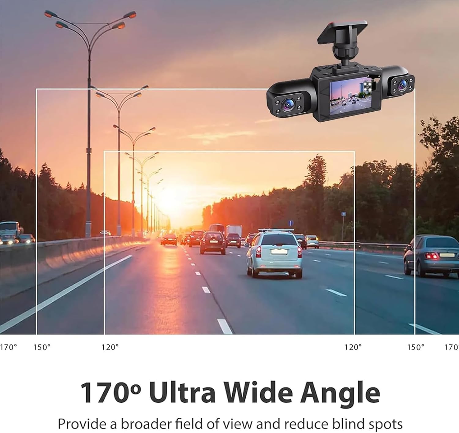 كاميرا لوحة القيادة بانورامية  - مراجعة Panoramic Dash Cam 360 وسعره