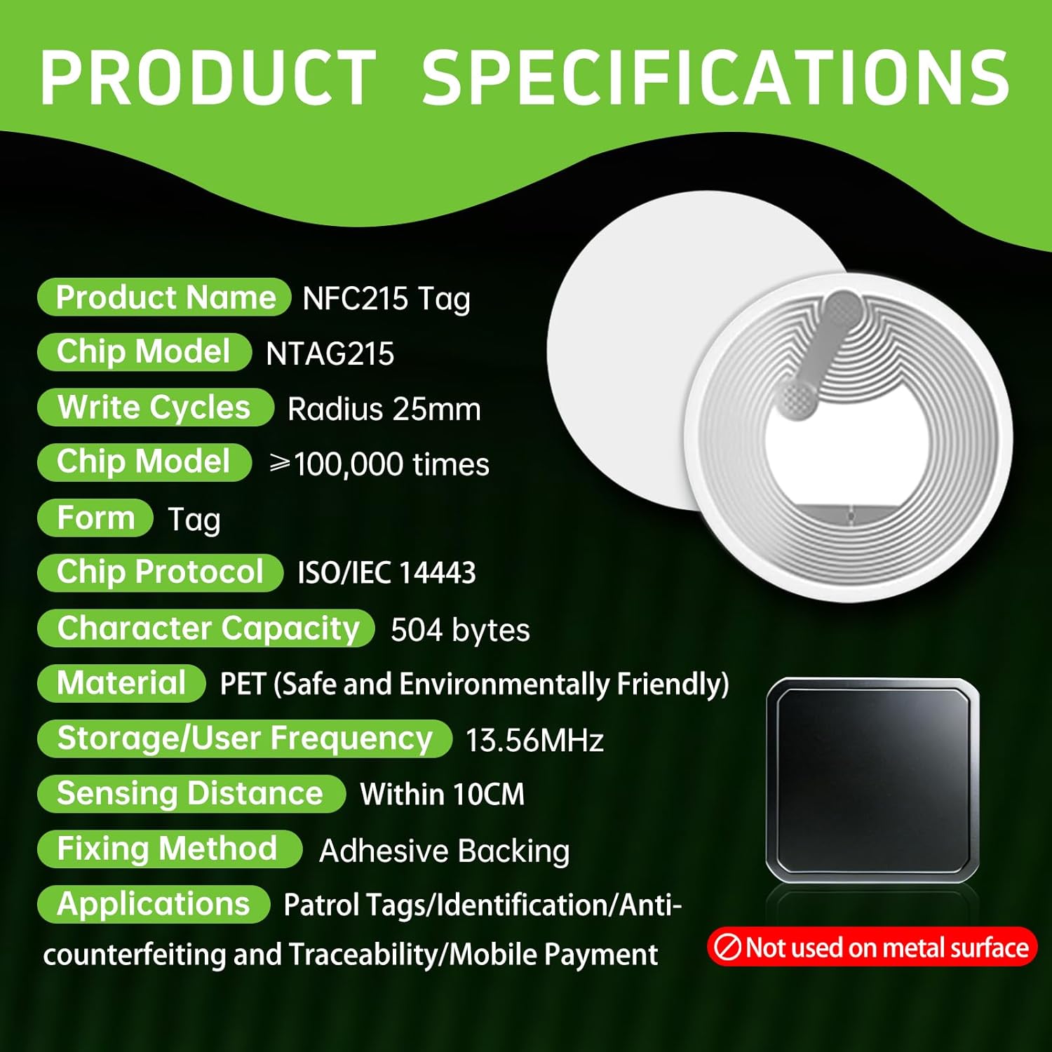 ملصقات NFC لاصقة قابلة لإعادة  - مراجعة Nfc Tag Programmable وسعره