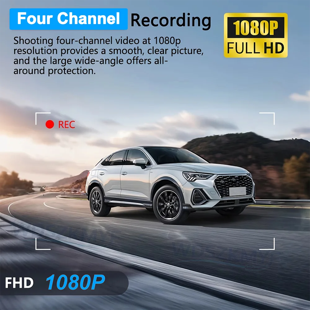 دقة عالية 1080 بكسل 3/4H 360 ° - مراجعة Panoramic Dash Cam 360 وسعره